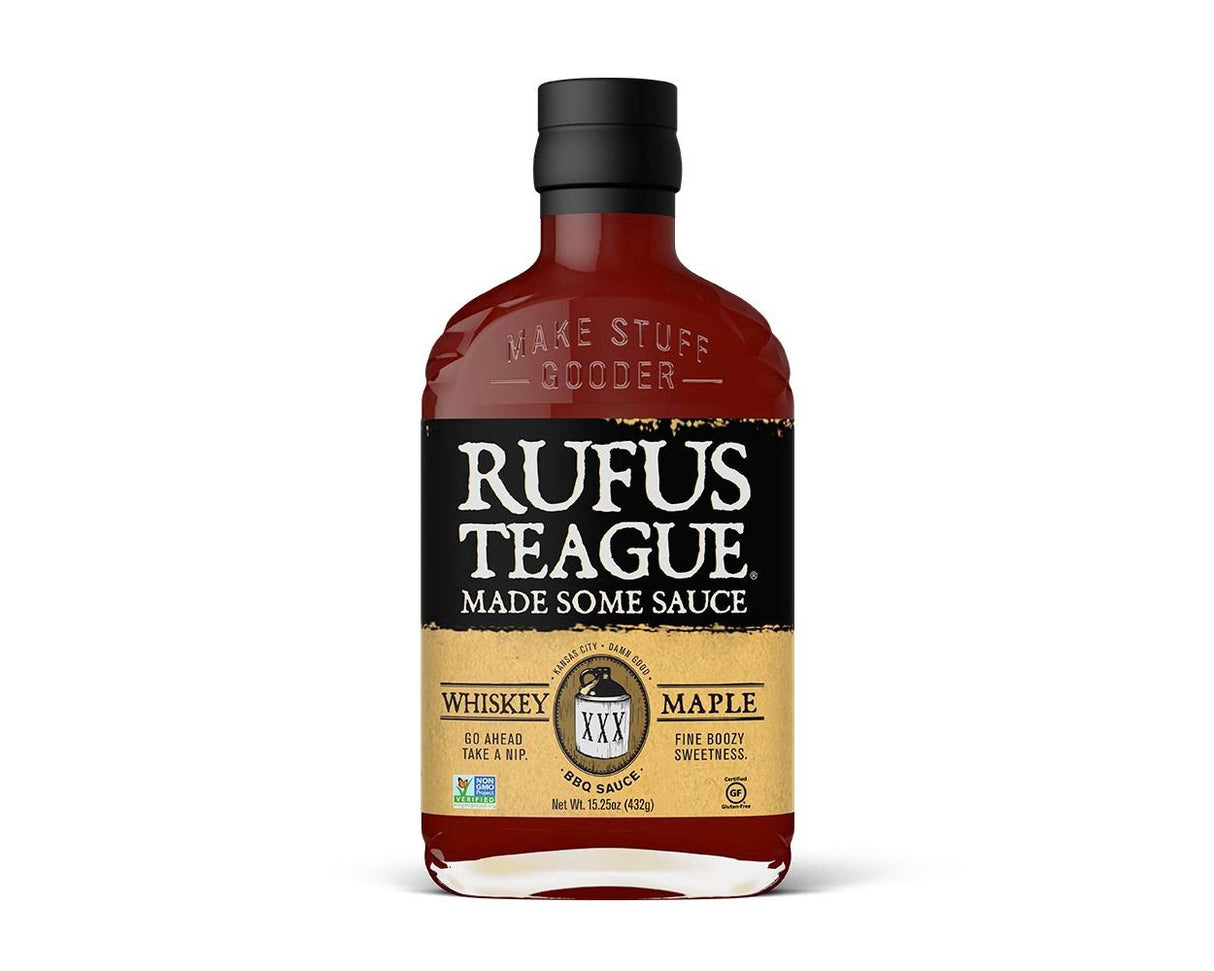 Rufus Teague BBQ Esdoorn Whiskeysaus 6 x 432 g