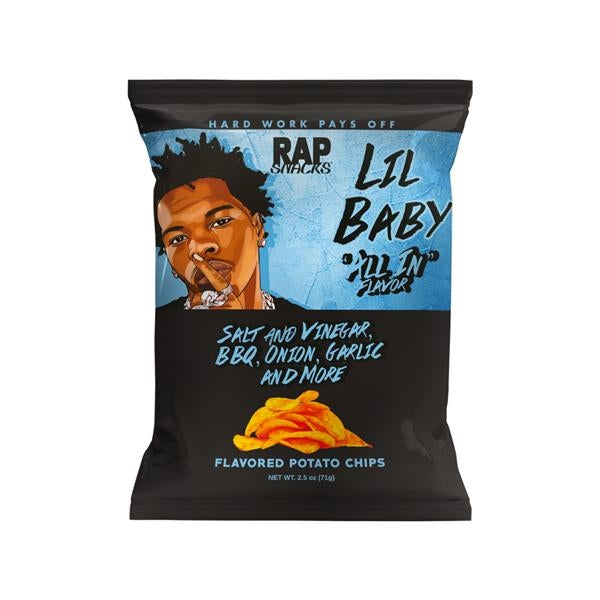 Rap Snacks Crisps Lil Baby All In 12 x 71g