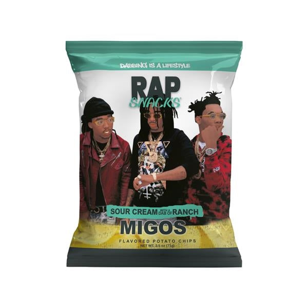 Rap Snacks Chips Migos Sour Cream & Ranch 12 x 71g