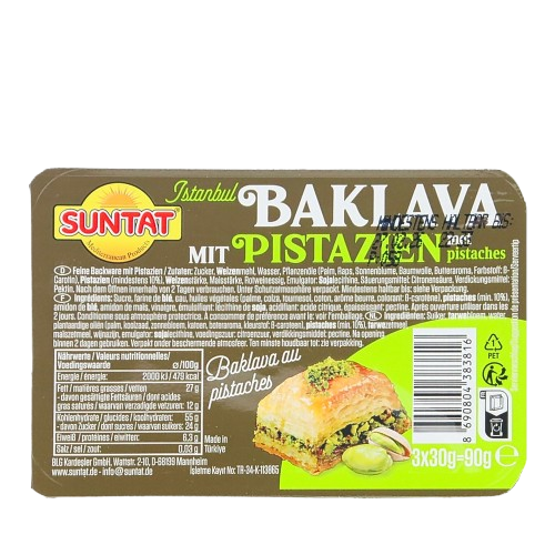Suntat Baklava With Pistachios 20 x 90g