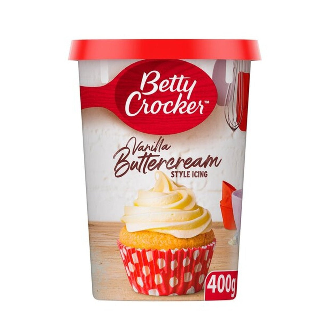 Betty Crocker Buttercream Vanilla Icing 6 x 400g