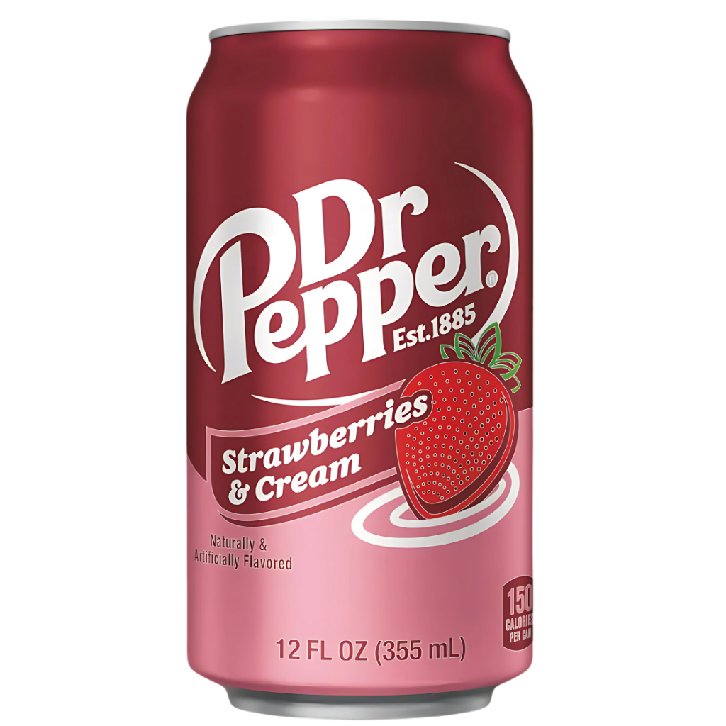 Dr Pepper Strawberries & Cream 12 x 355ml