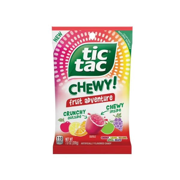 Tic Tac Chewy Fruit Adventure 12 x 80g DDM 2026-09