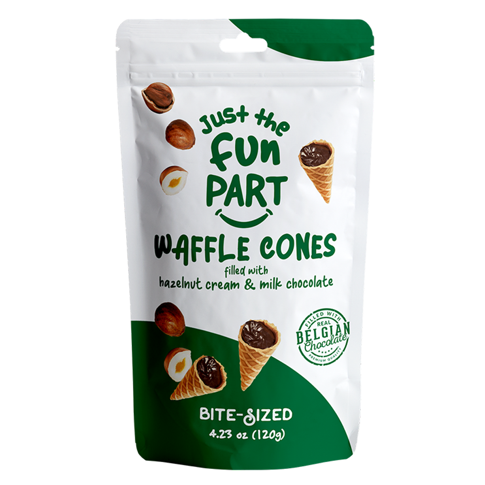 Just The Fun Part Hazelnut Cream & Milk Chocolate 6 x 120g