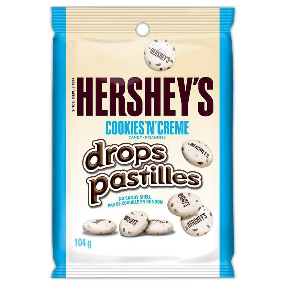 Hershey's Cookies & Creme Drops 10 x 104g DDM 2025-08