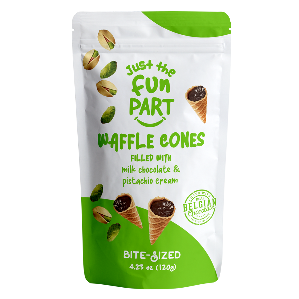 Just The Fun Part Milk Chocolate & Pistachio Cream 6 x 120g