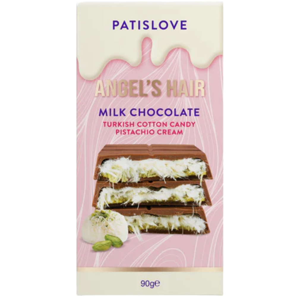 Patislove Dubai Milk Chocolate Angel's Hair 10 x 90g