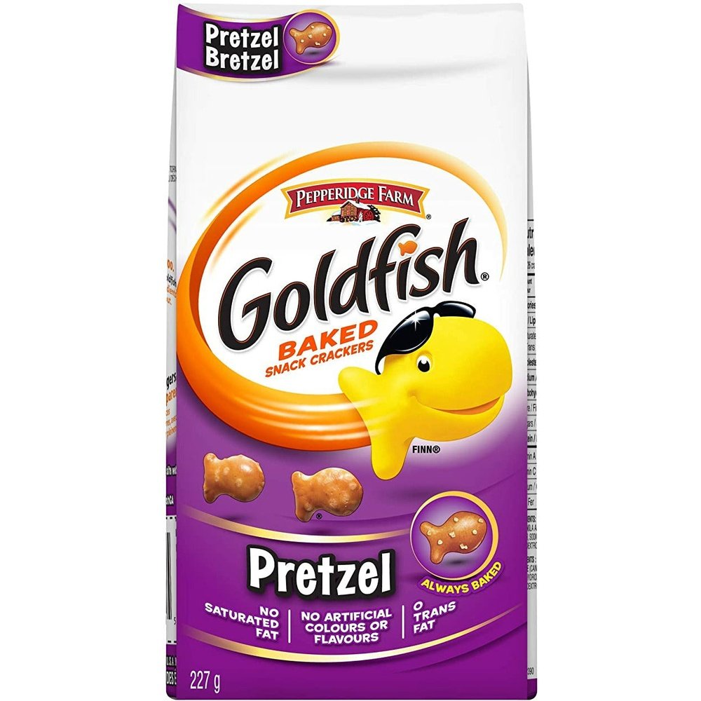 Pepperidge Farm Goldfish Crackers Pretzel 24 x 187g DDM 2025-11