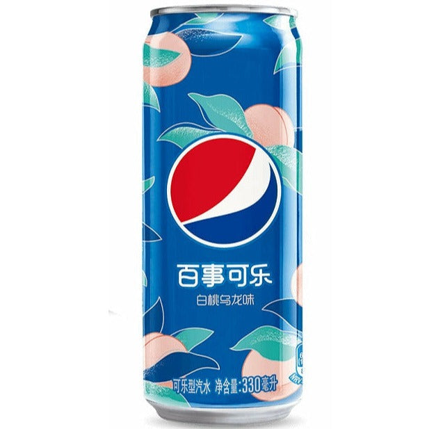 Pepsi China Peach Oolong 12 x 330ml DDM 2026-09