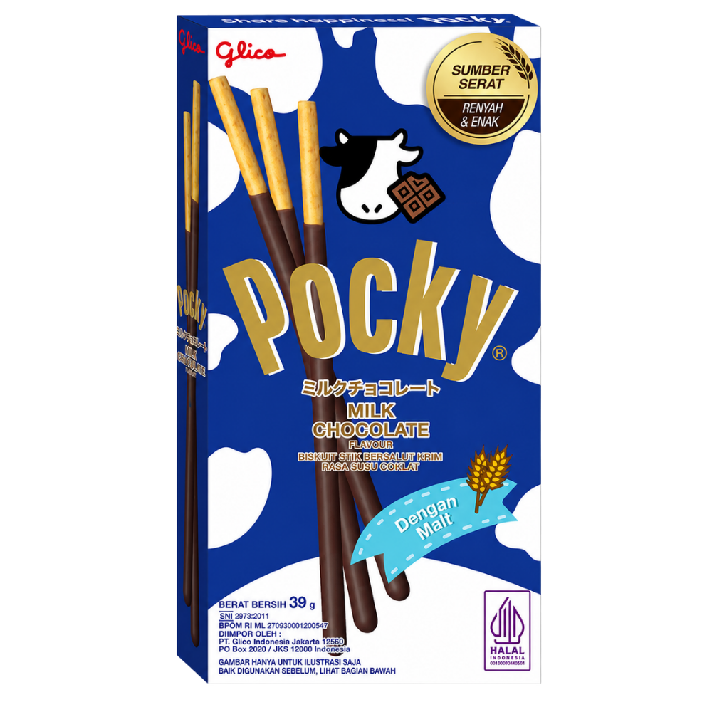 Pocky Milk Chocolate 10 x 39g