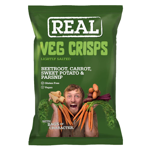 Real Crisp Vegetables Crisps 12 x 100g DDM 2026-06