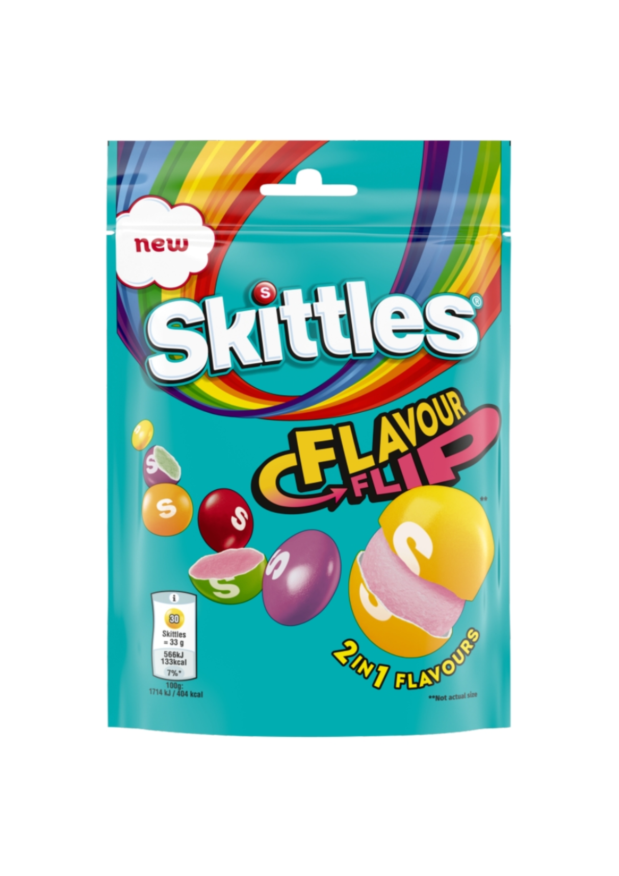 Skittles Flavour Flip Zakje 15 x 136g