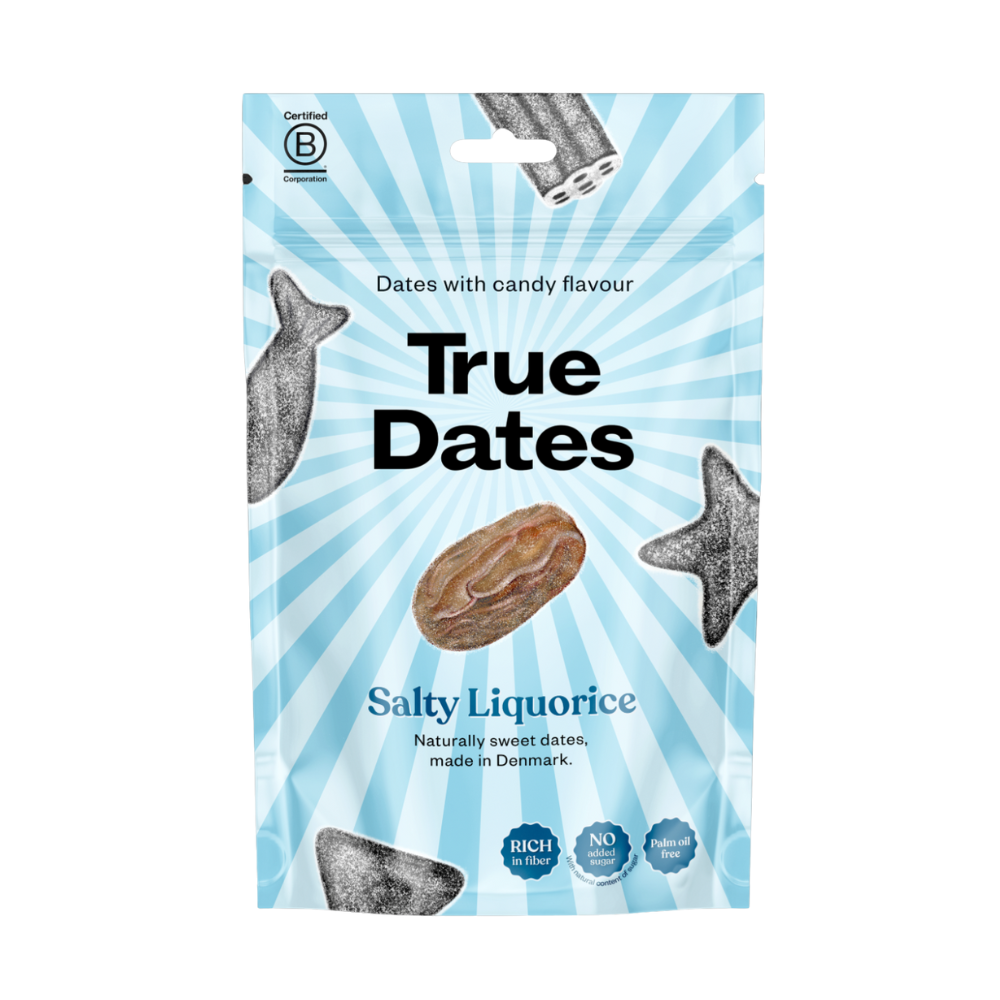 True Dates Salty Liquorice 12 x 108g