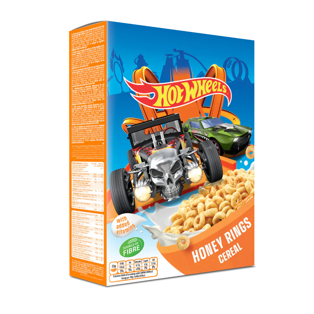 Hot Wheels Honey Loops Cereal 12 x 375g DDM 2025-12
