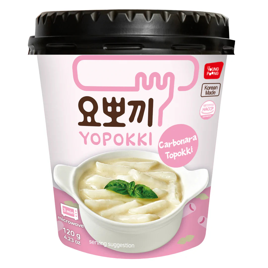 Youngpoong Yopokki Cup Topokki Carbonara 30 x 120 g