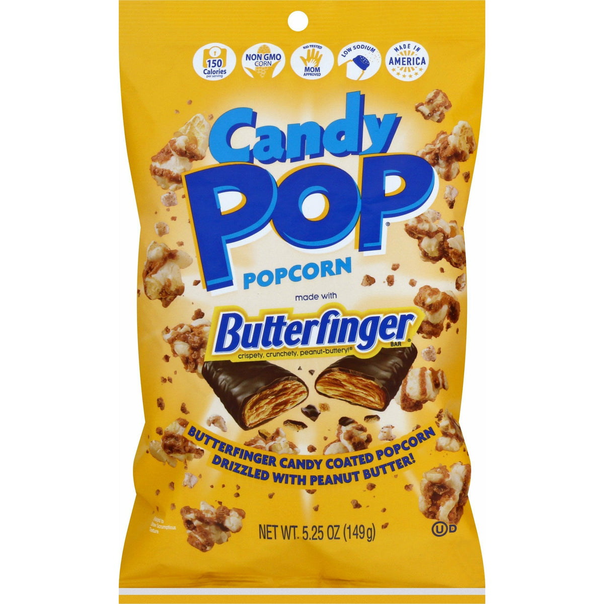Candy Pop Popcorn Butterfinger 12 x 149g Foods
