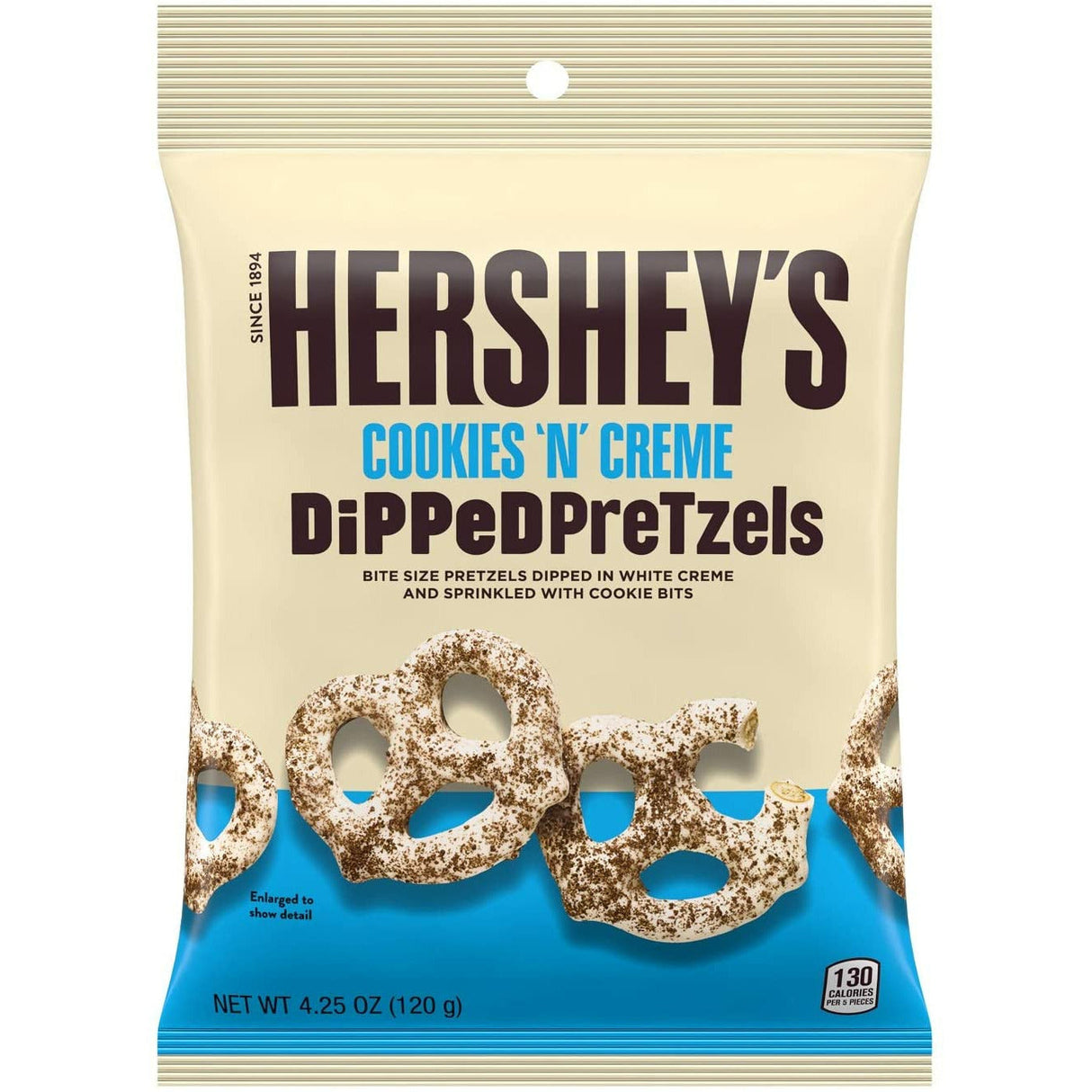 Hershey's Dipped Pretzels Cookies & Cream 12 x 120g