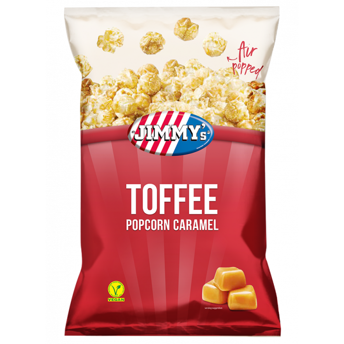 Jimmy's Pop Corn Toffee Caramel 12 x 170g