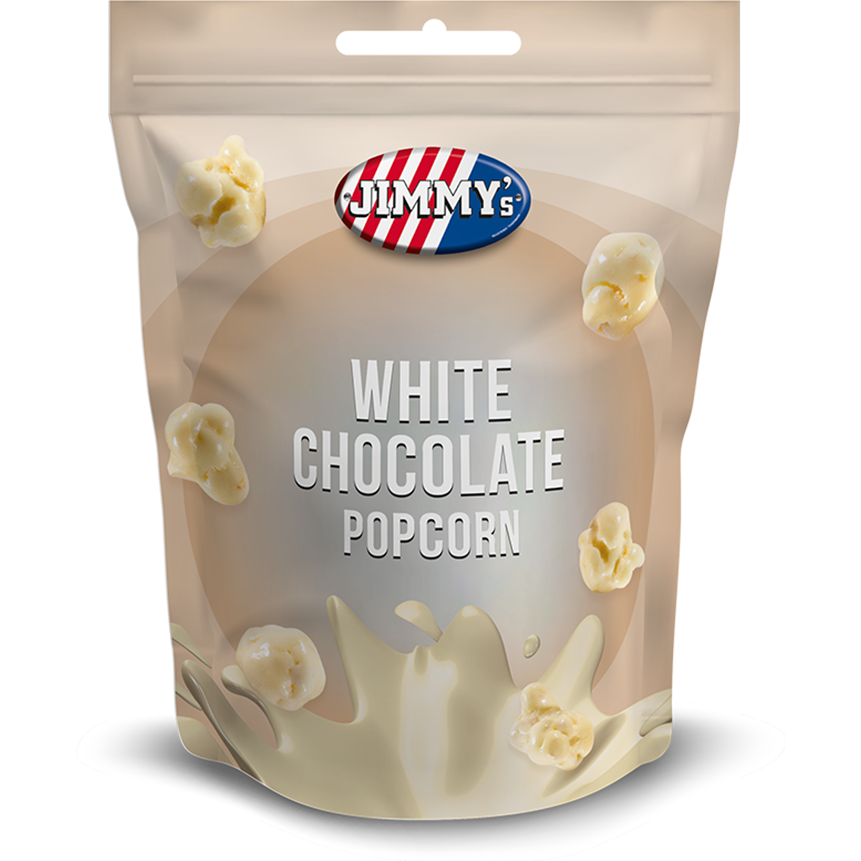 Jimmy's Pop Corn White Chocolate 12 x 120g