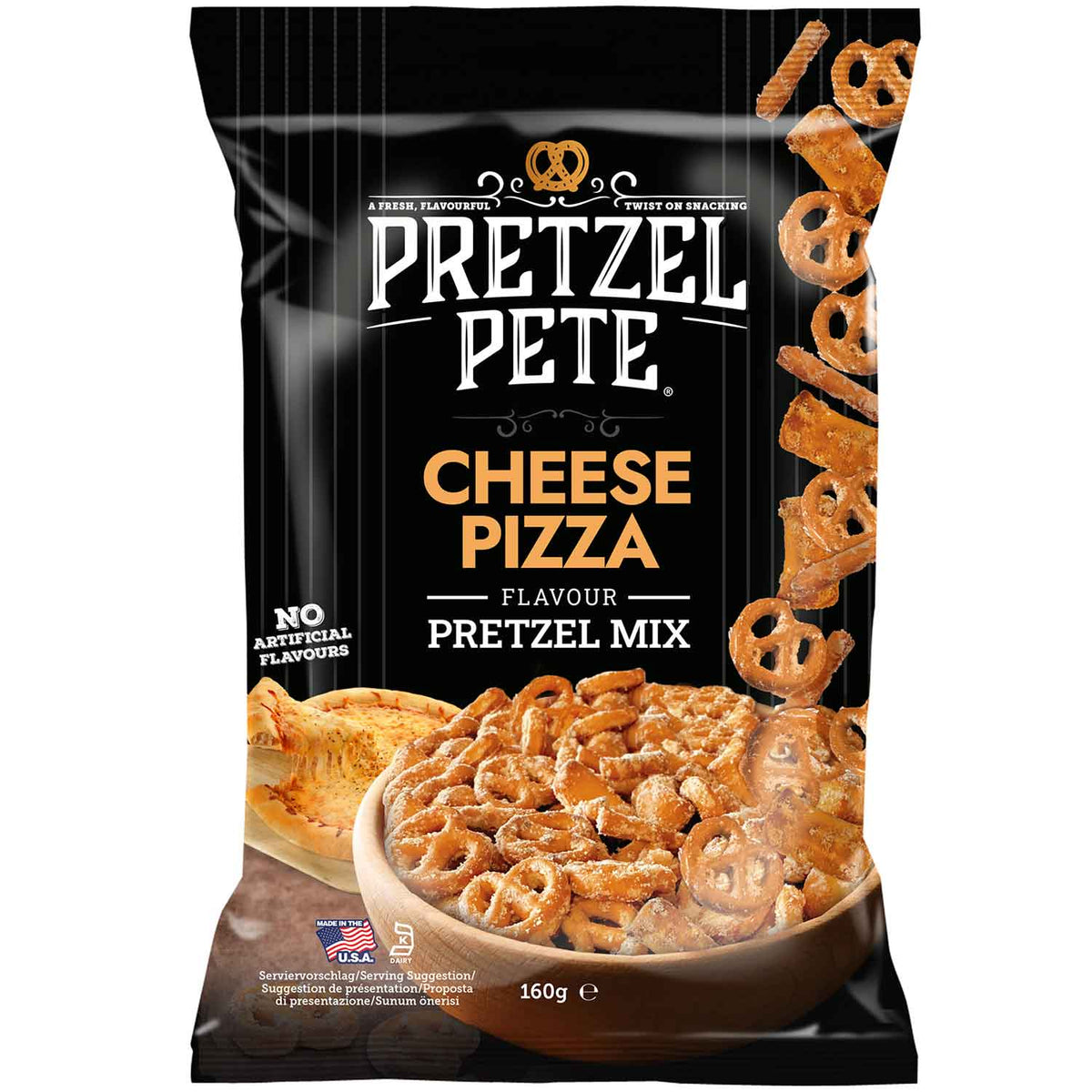 Pretzel Pete Mix Cheese Pizza 8 x 160g Foods