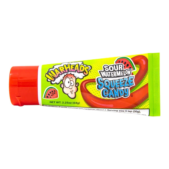Warheads Squeeze Candy Sour Watermelon 12 x 57g