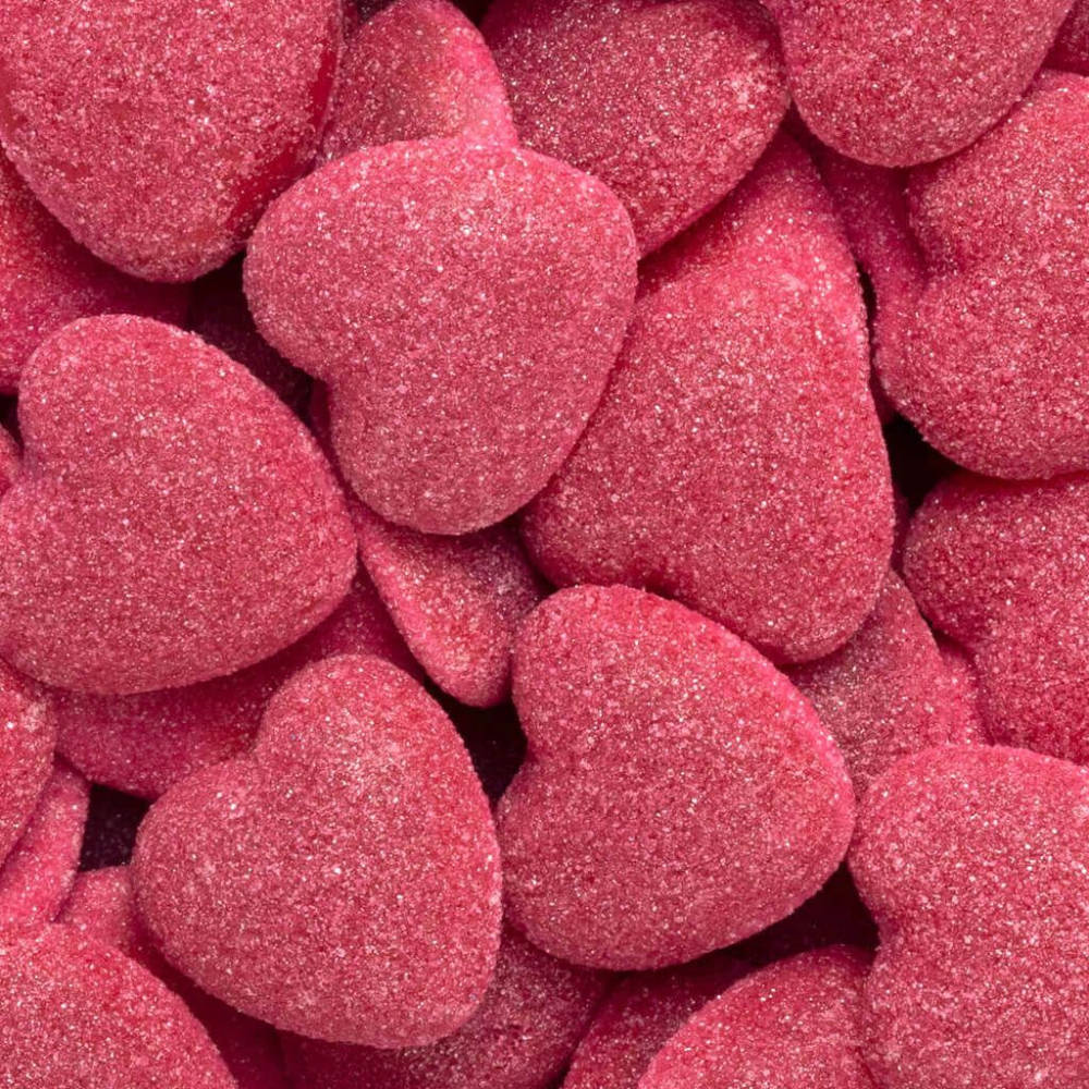 Vidal Shiny Hearts Sour Strawberry 1 x 75 pc DDM 2025-09