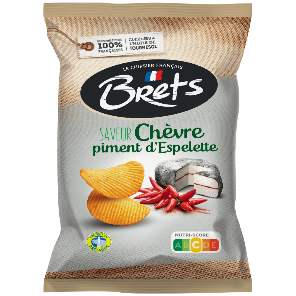 Brets Flavour Goat's Cheese With Chili 10 x 125g DDM 2025-08