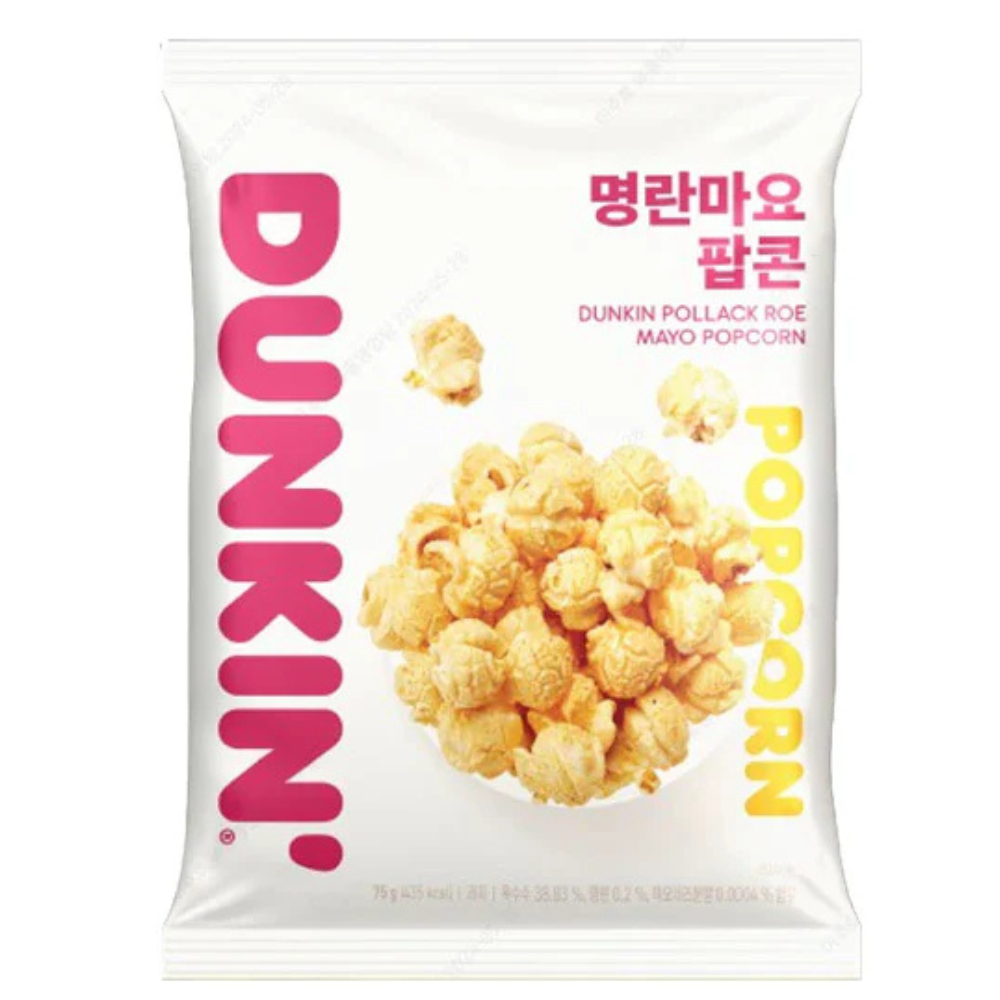 Dunkin Popcorn Pollack Roe Mayo 20 x 75g DDM 2025-12