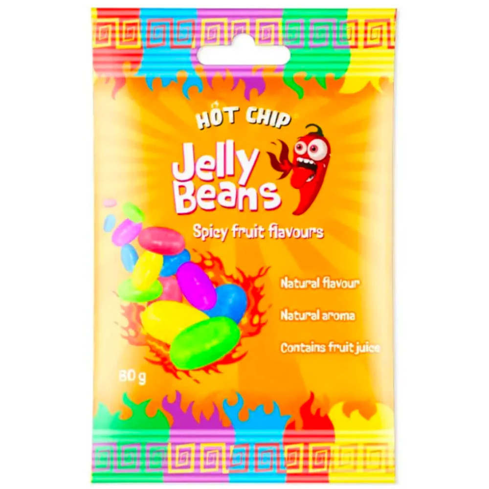 Hot Chip Jelly Beans Spicy Fruit Flavors 20 x 60g
