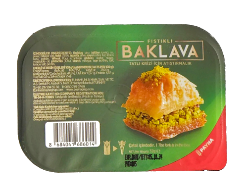Payna Baklava Pistachio 48 x 32g