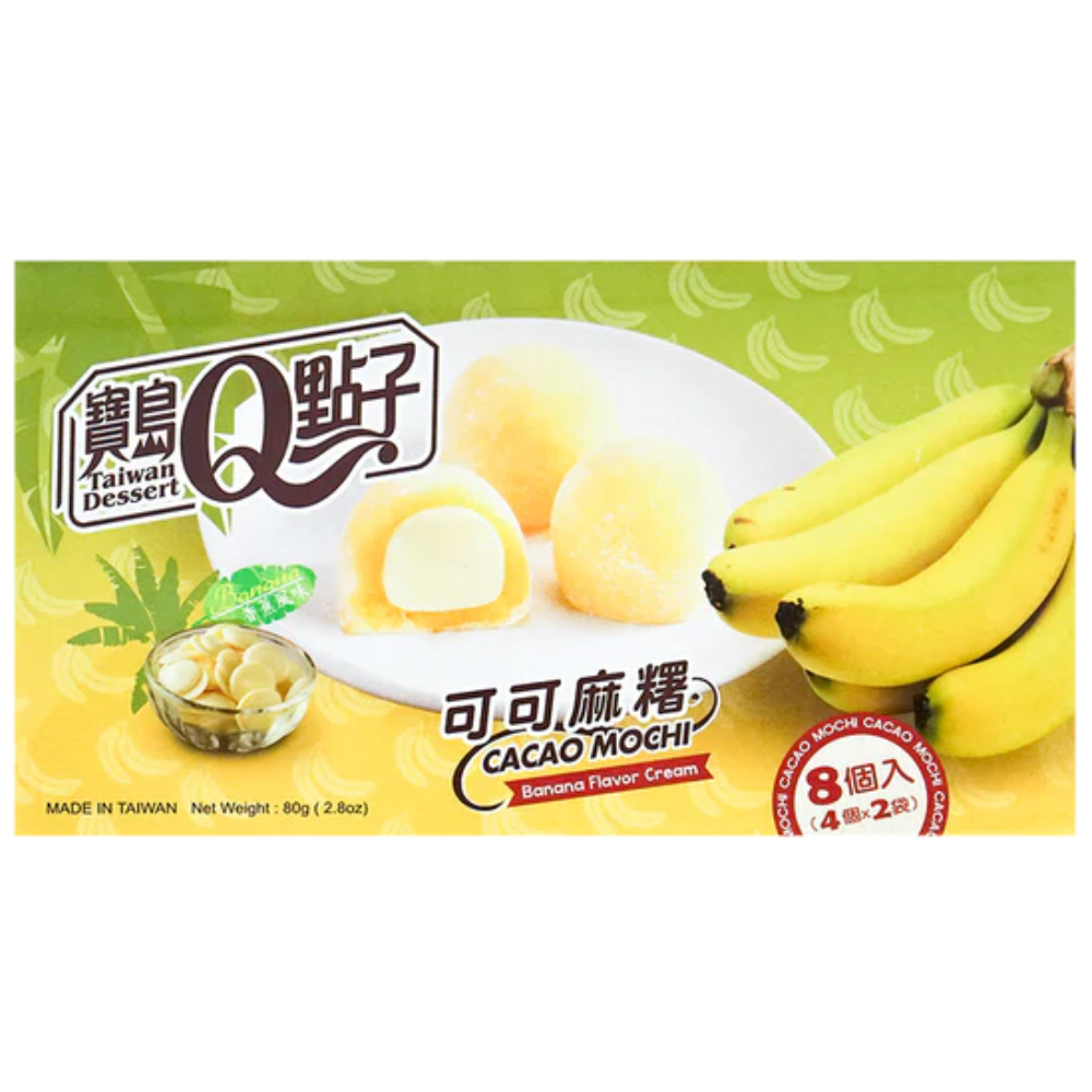 Royal Family Cacao Mochi Banana Box 24 x 80g DDM 2025-10