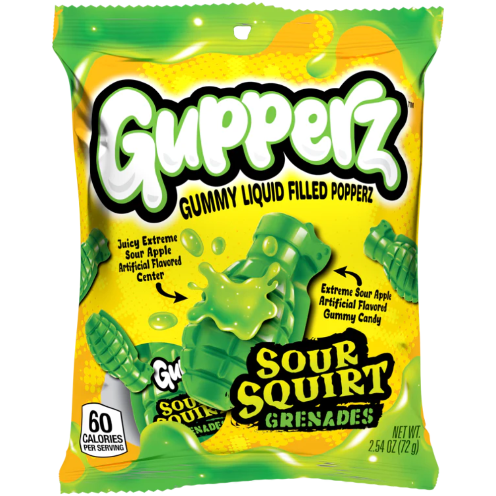 Gupperz Grenades Sour Squirt 12 x 72g