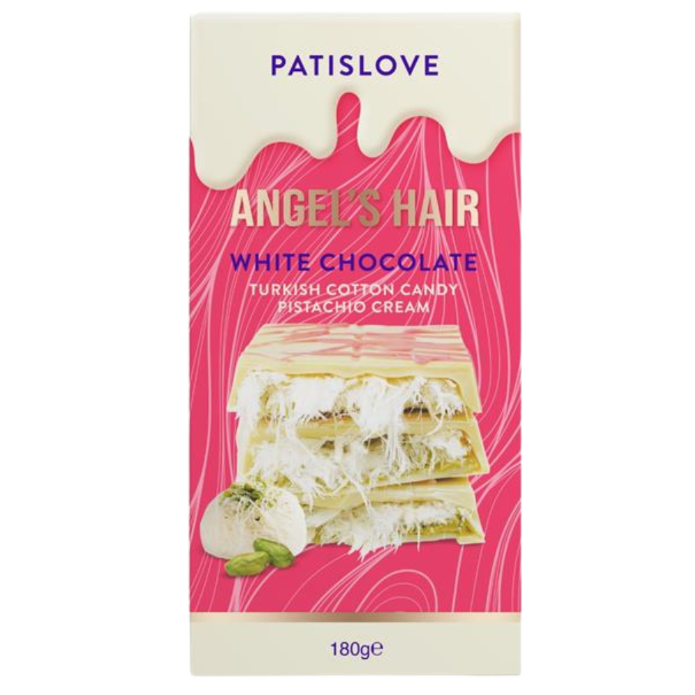 Patislove White Chocolate Dubai Chocolate Angel's Hair 10 x 180g