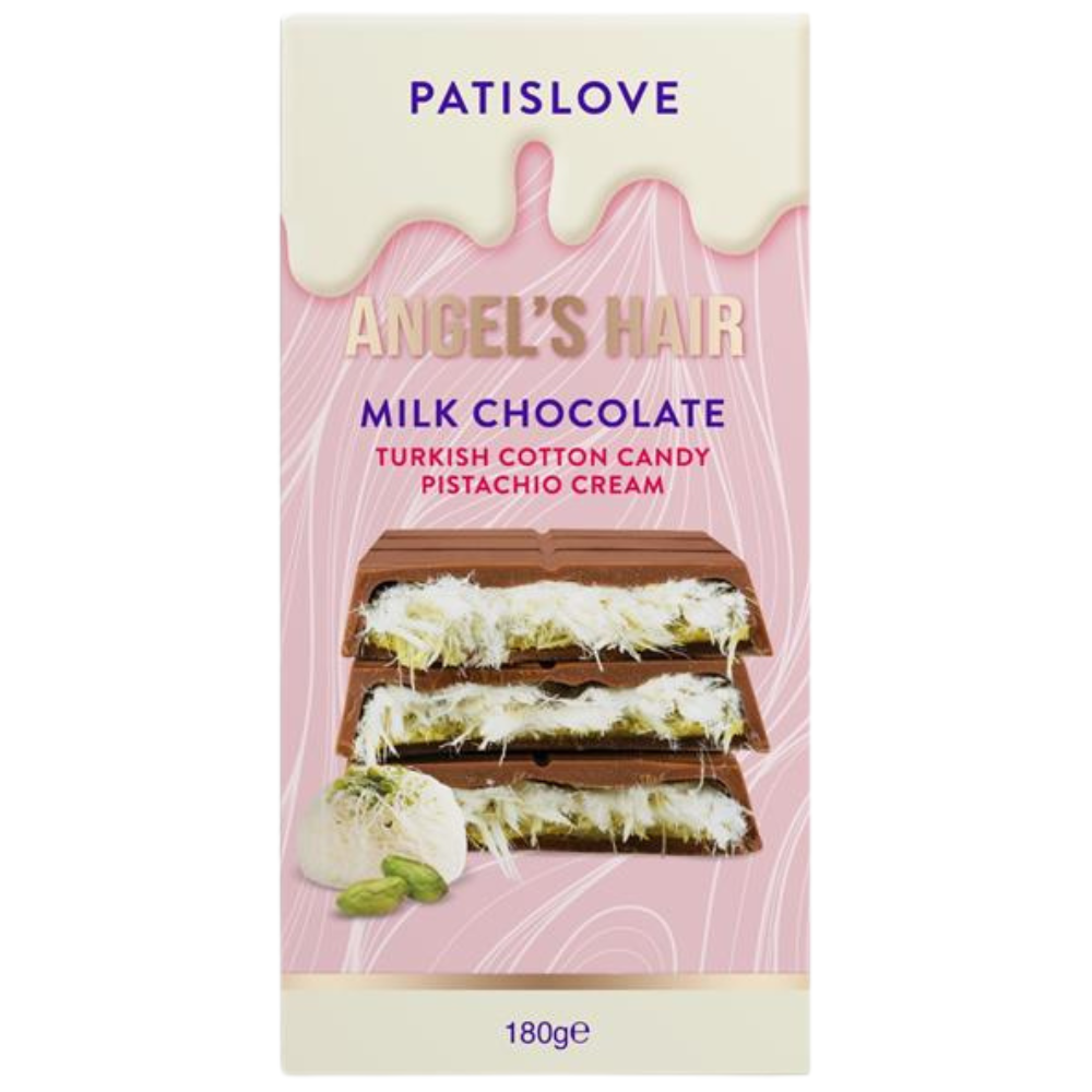 Patislove Milk Chocolate Dubai Chocolate Angel's Hair 10 x 180g