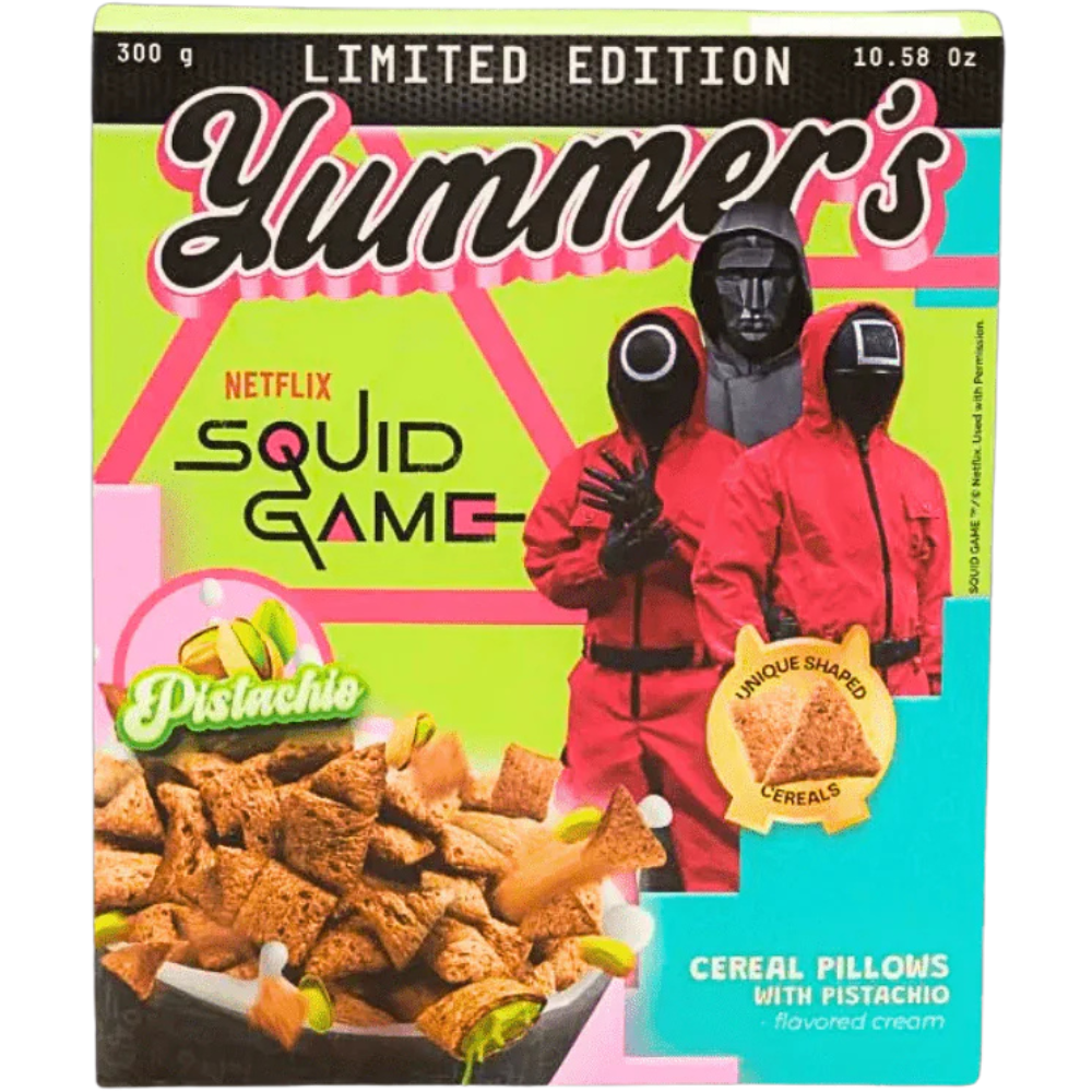 Yummer's Squid Game Cereal With Pistachio 12 x 300g DDM 2026-01