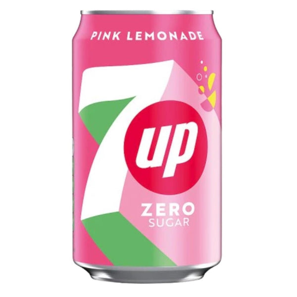 7 Up Zero Sugar Pink Lemonade 24 x 330ml
