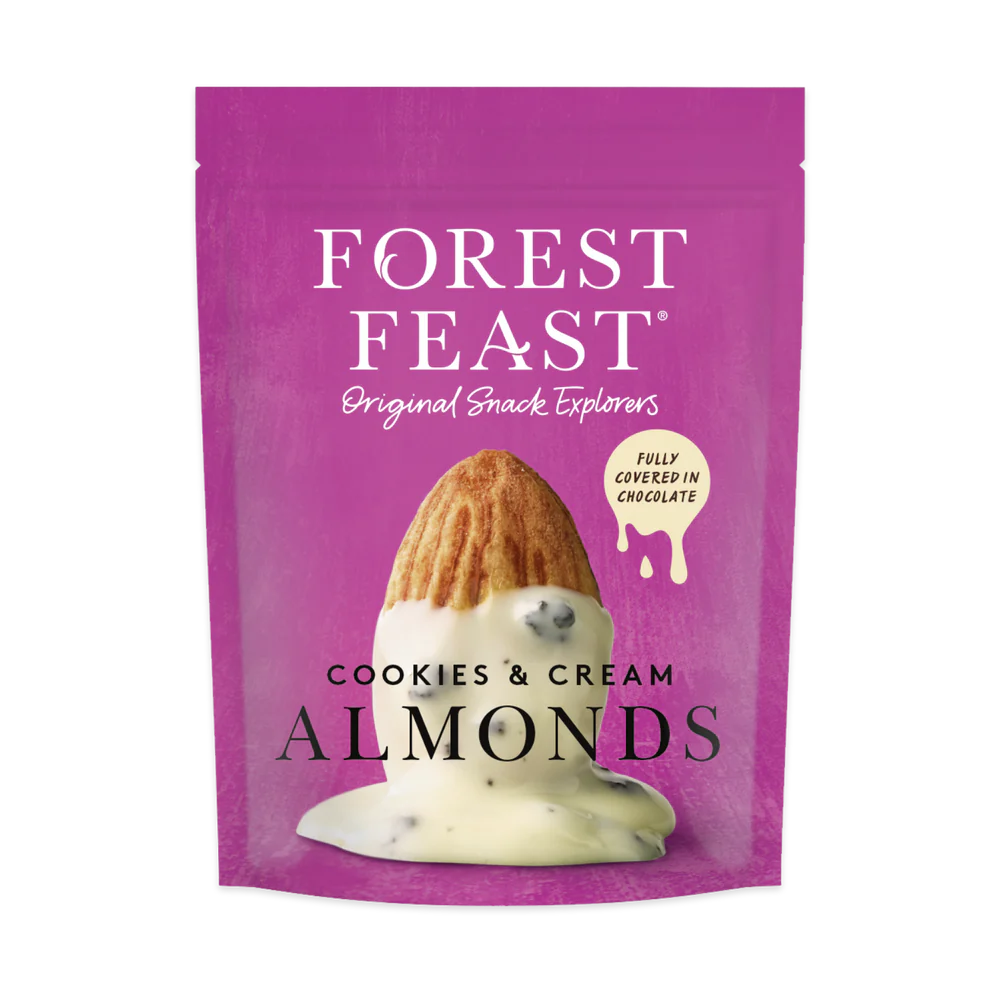 Forest Feast Almond Cookies & Cream 8 x 120g