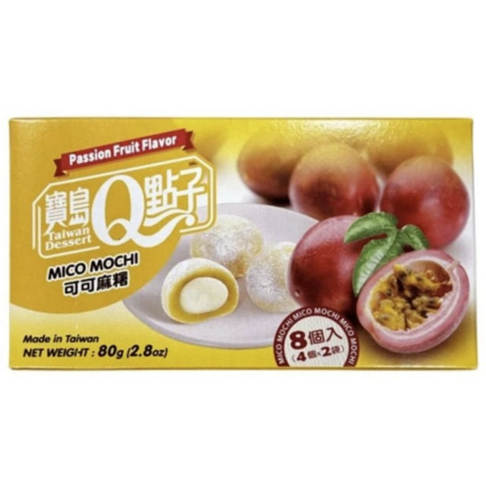 Royal Family Cacao Mochi Passionfruit Box 24 x 80g DDM 2025-11