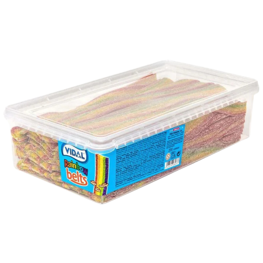 Vidal Sour Belts Rainbow 6 x 200pc