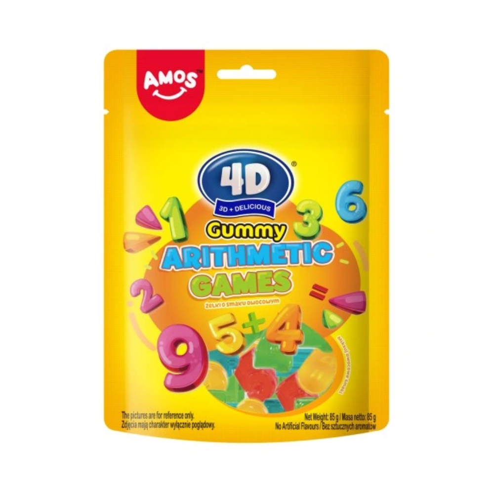 Amos 4D Gummy Arithmetic Games 12 x 85g