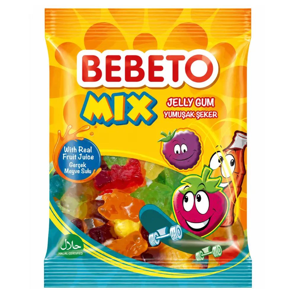 Bebeto Mix Jelly Gum 12 x 80g