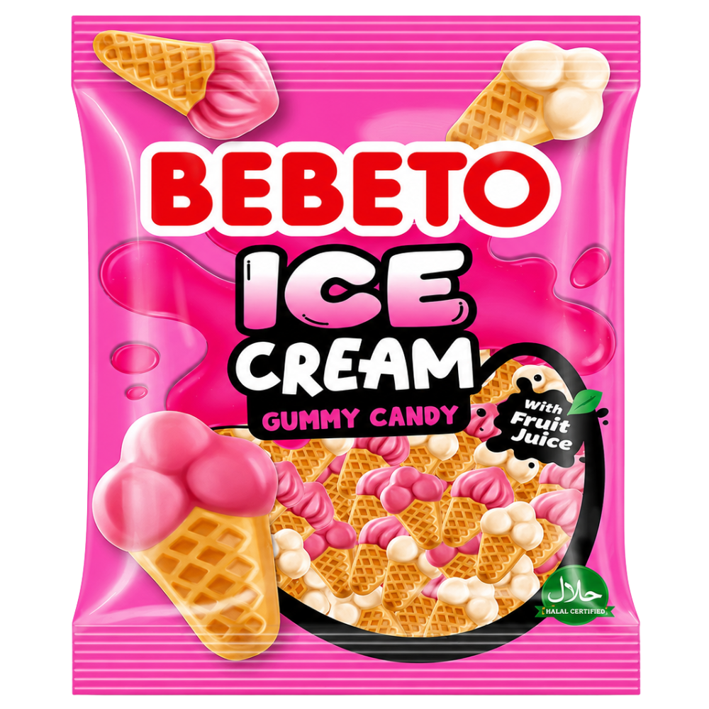 Bebeto Jelly Ice Cream 12 x 80g