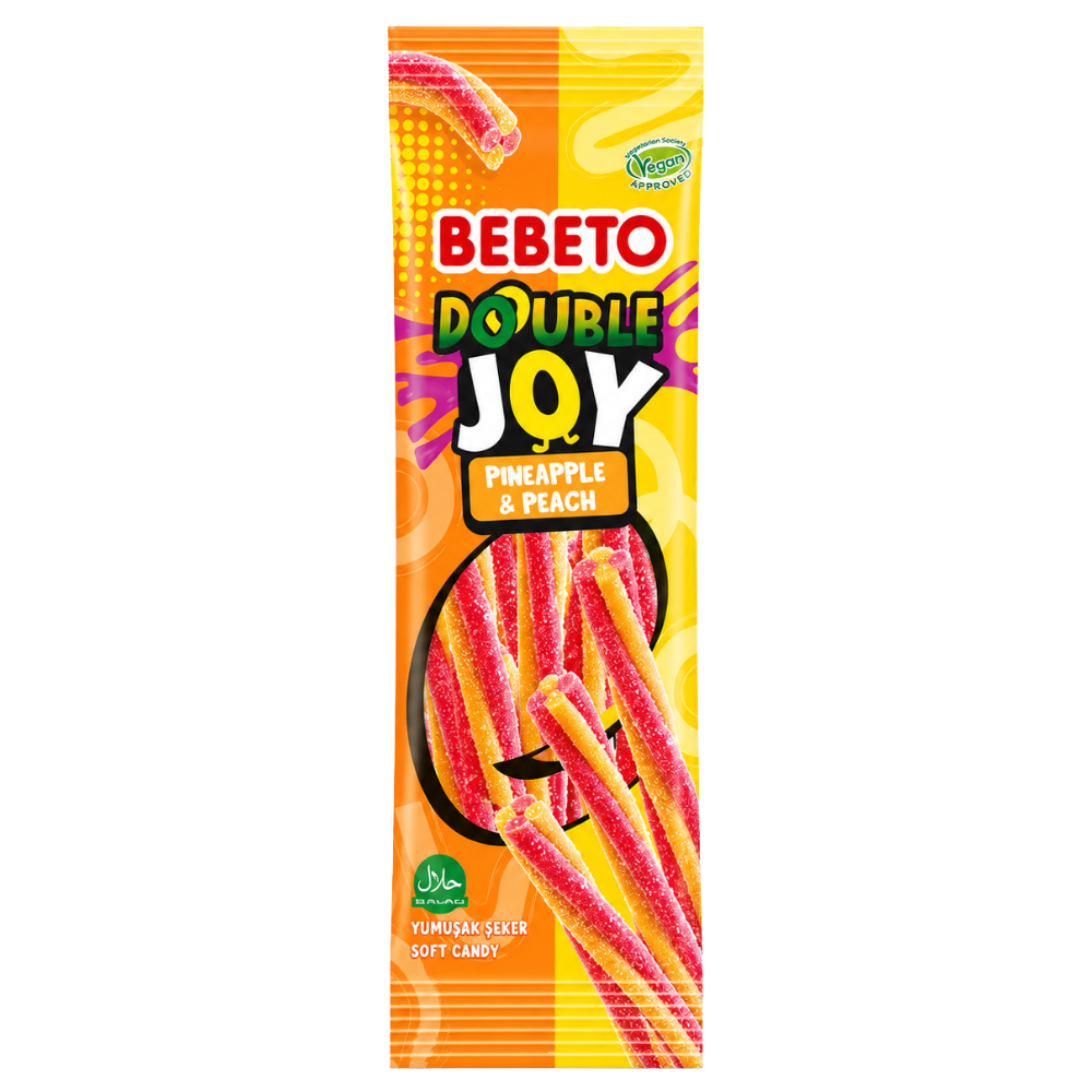 Bebeto Double Joy Pineapple & Peach 12 x 75g
