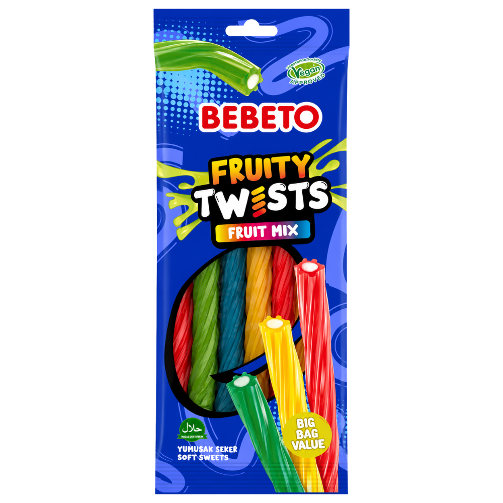 Bebeto Twisted Fruity Mix 12 x 140g