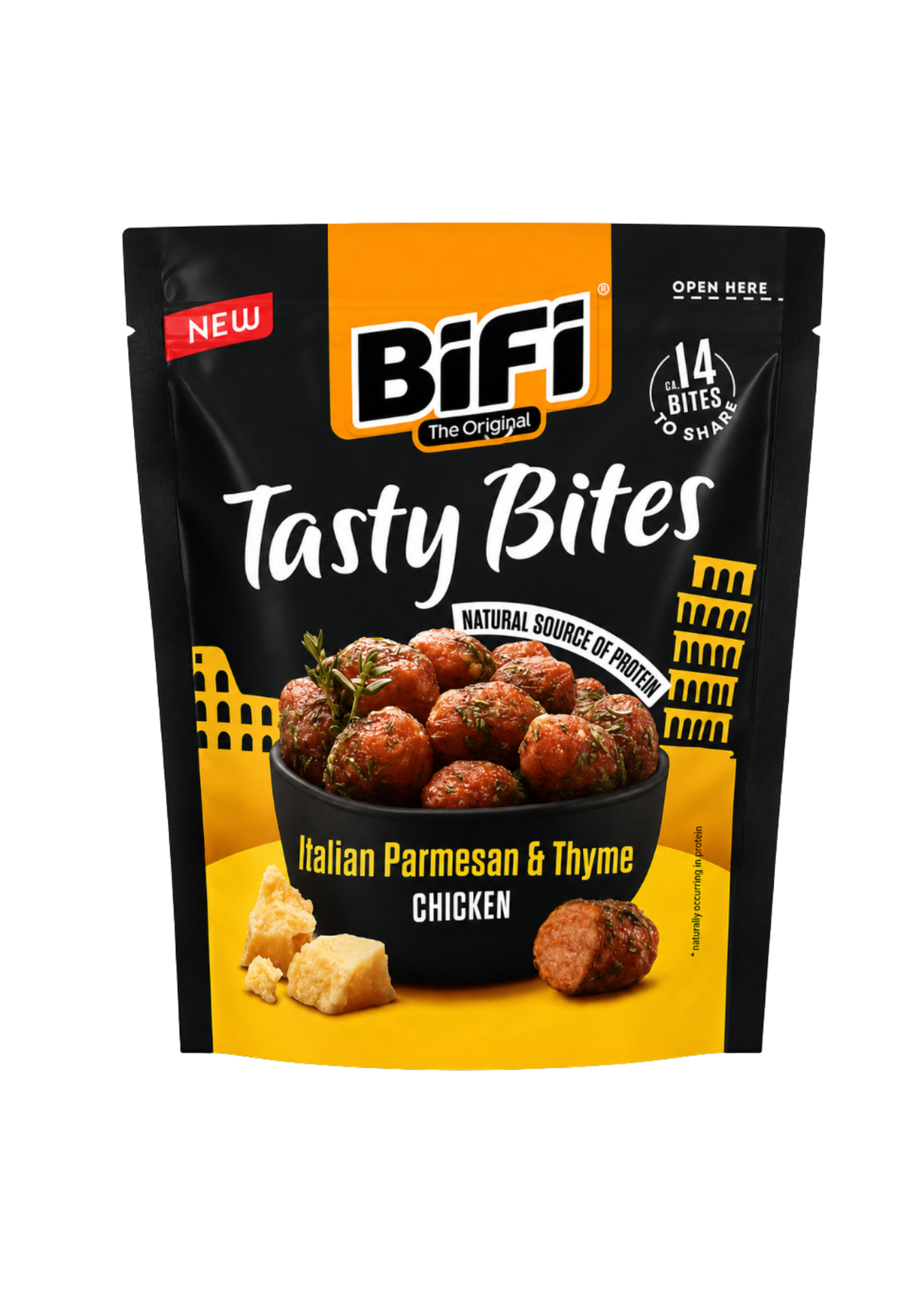 Bifi Tasty Bites Chicken Italian Parmesan Thyme 10 x 50g
