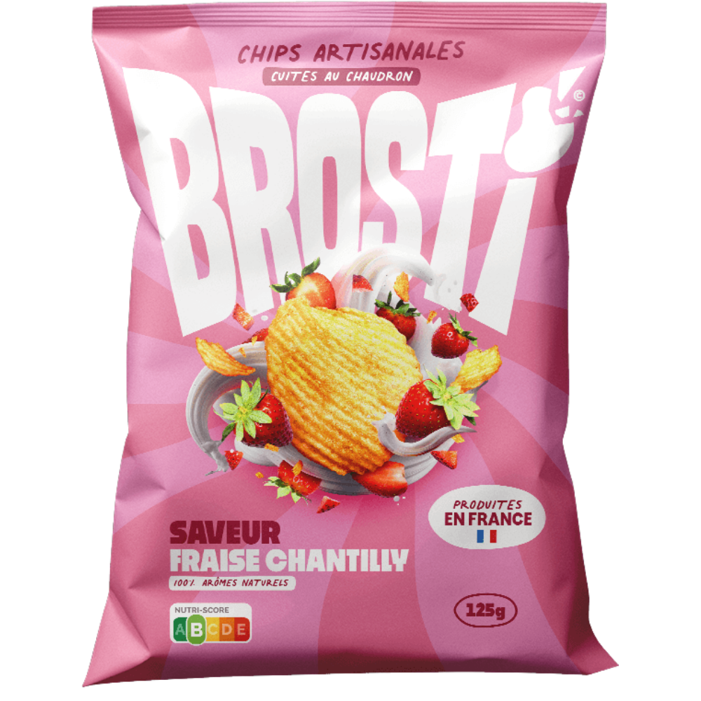 Brosti Fraise Chantilly 10 x 125g