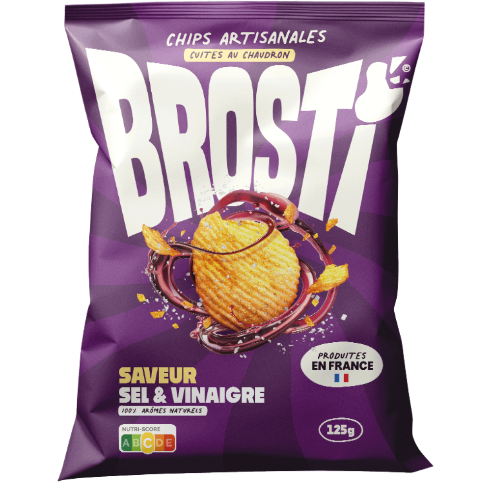 Brosti Sel & Vinaigre 10 x 125g