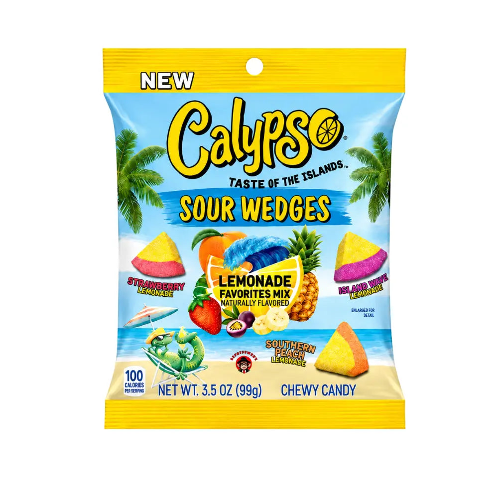 Calypso Sour Wedges Lemonade Favorites Mix 12 x 99g