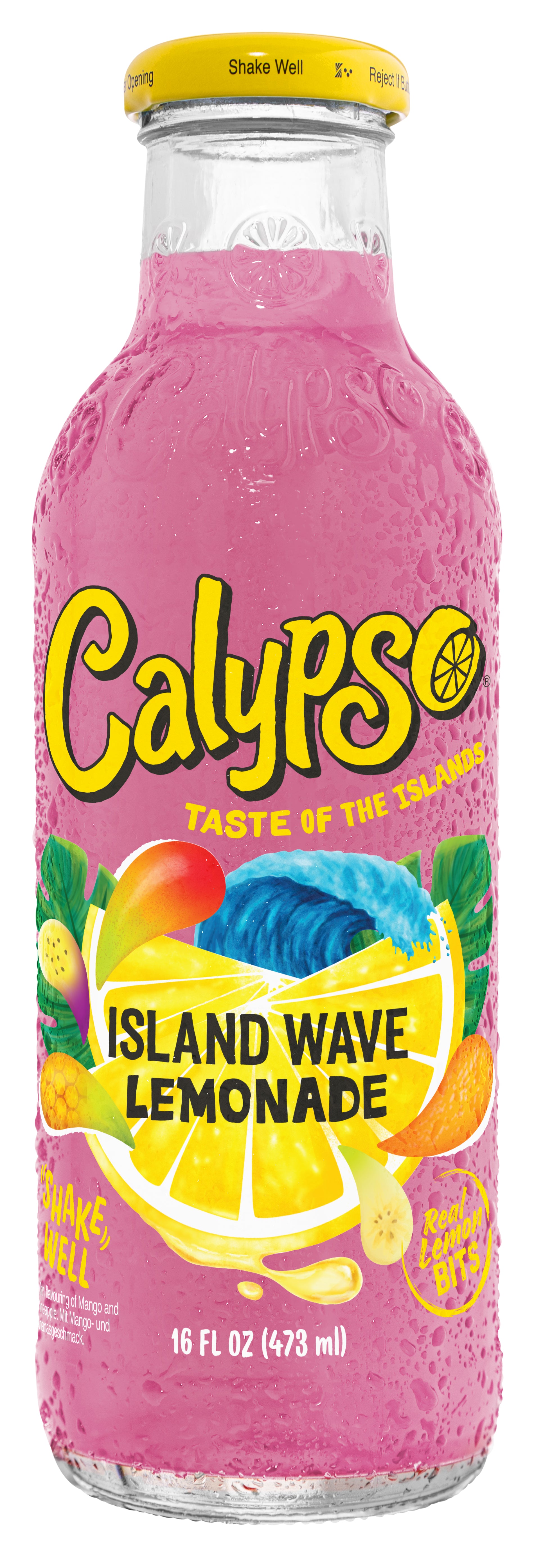 Calypso Lemonade Island Wave 12 X 473ml Planet Foods Calypso Lemonade Island Wave 12 X 473ml Planet Foods