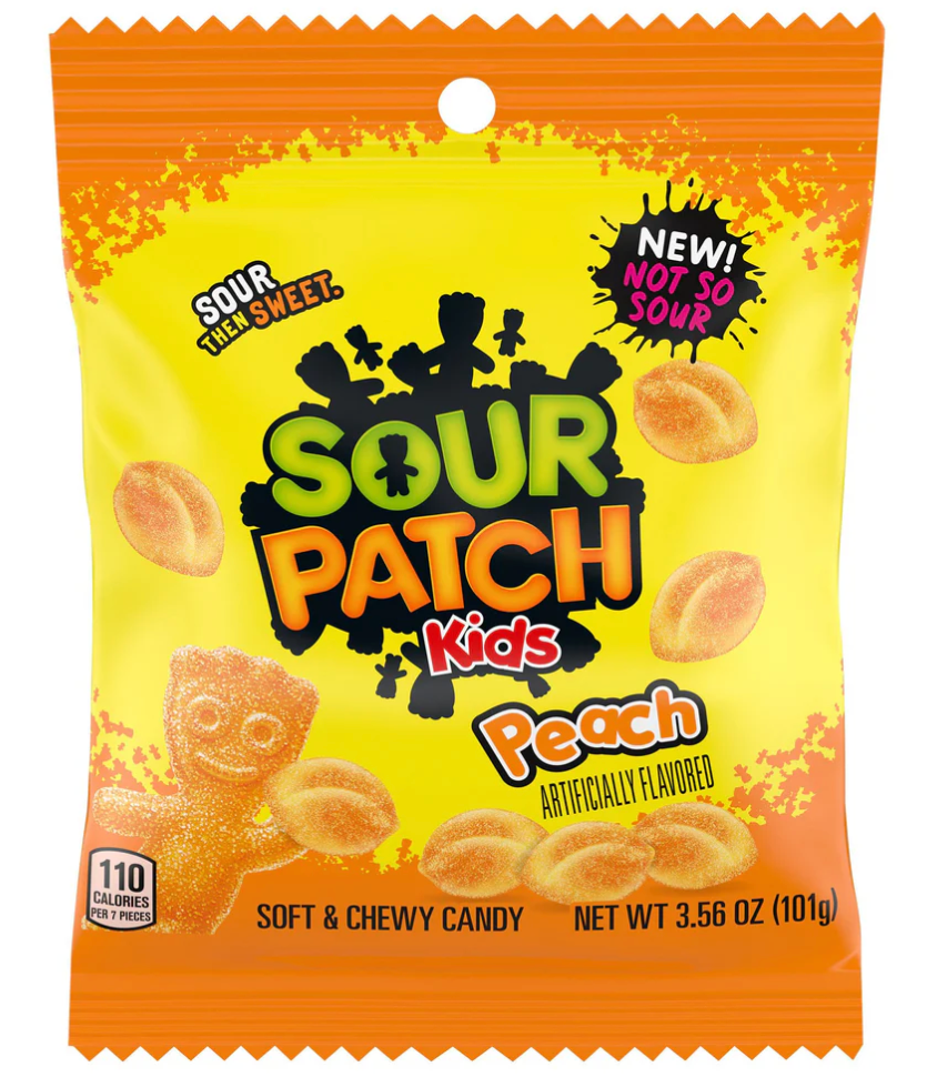 Sour Patch Kids Peach Small 12 x 101g